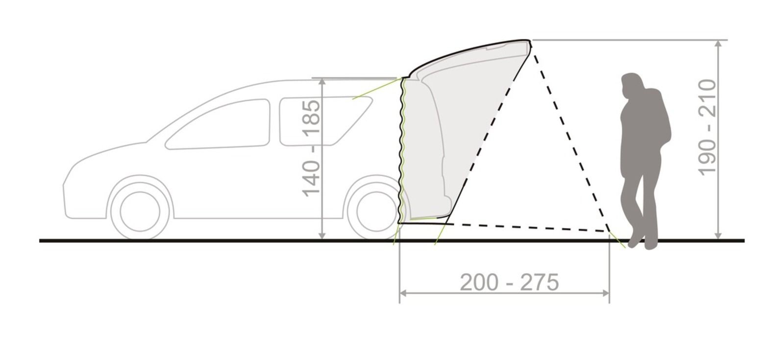 Vaude Tente D'entraînement Unisexe Pour Adulte, Lin, Taille Unique