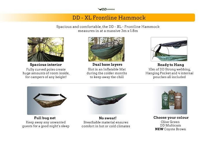 DD XL Hammocks Frontline Hammock