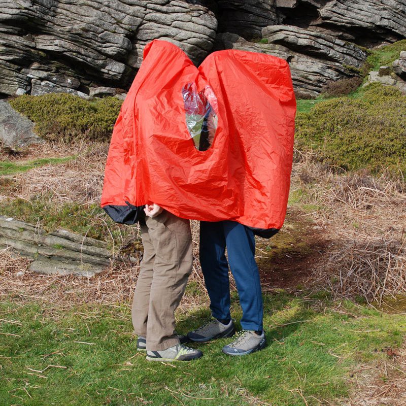 Tente d'urgence - Tente de survie pour 2 personnes - À utiliser comme