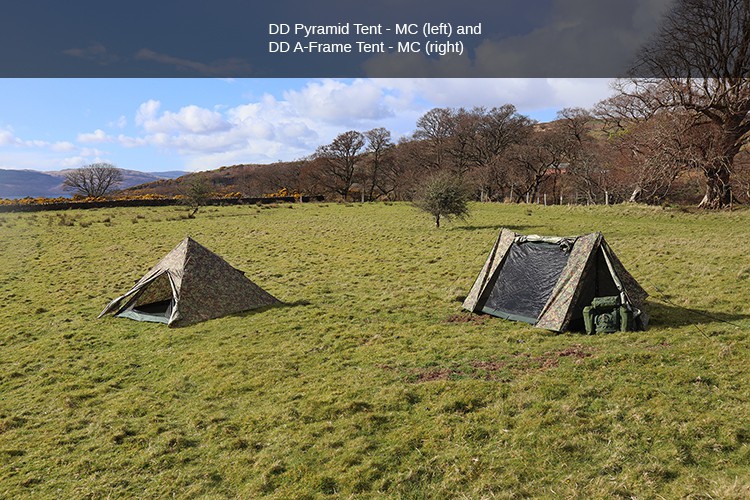 Tente tipi DD Hammocks Pyramid Tent MC - Abri camouflage