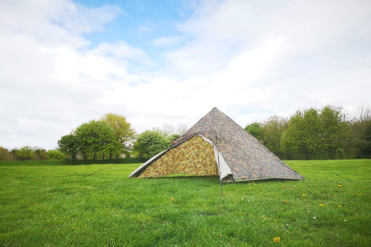 Tente tipi DD Hammocks Pyramid Tent MC - Abri camouflage