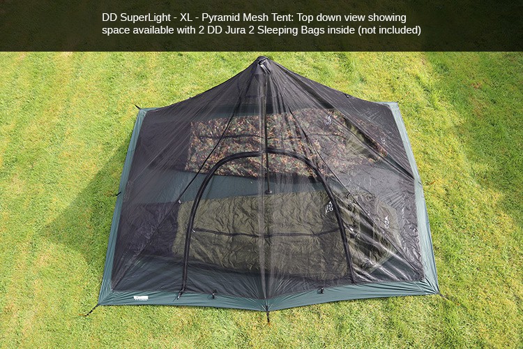 DD Hammocks Superlight XL Pyramid Mesh Tent Abri moustiquaire