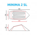 Dimensions Tente Camp Minima 2 SL