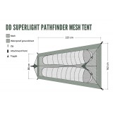 Dimensions DD Hammocks Superlight Pathfinder Mesh Tent