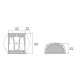 Dimensions Tente Mountain Hardwear Mineral King 2