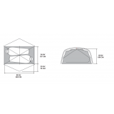 Dimensions Tente Mountain Hardwear Mineral King 2