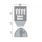 Dimensions Tente Msr Habitude 6