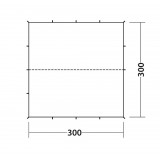 Dimensions Robens Tarp 3 x 3