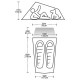 Dimensions Big Agnes C Bar 2