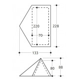 Dimensions Camp Minima 1 Evo