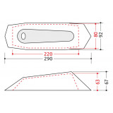 Dimensions Tente Camp Minima 1 SL