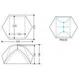 Dimensions Tente Camp Minima 2 Evo