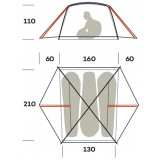 Dimensions Ferrino Nemesi 3 Pro