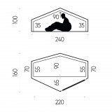 Dimensions Fjällräven Abisko Lite 1