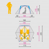 Dimensions Jack Wolfskin Exolight III