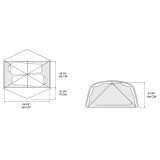Dimensions Tente Mountain Hardwear Aspect 2