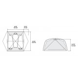 Dimensions Tente Mountain Hardwear Aspect 3
