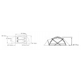 Dimensions Tente Mountain Hardwear Trango 2