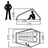 Dimensions Nordisk Telemark 2 LW