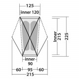 Dimensions Robens Tent Seeker 2