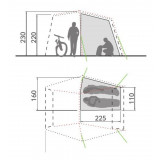 Dimensions Vaude Drive Van Innertent