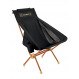 Grande chaise pliable avec un large dossier Corto Folding Chair XL - Noir
