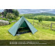 DD Hammocks SuperLight Pyramid Mesh Tent - Family Size