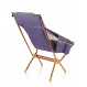 Grande chaise pliable avec un large dossier Summit Poles Folding Chair XL - Violet