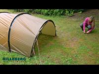 How to roll away the front of the Hilleberg Nallo GT and Kaitum GT’s extended vestibule